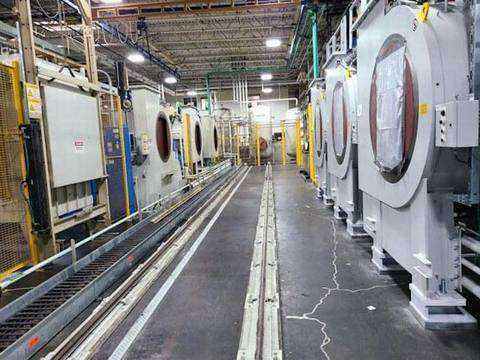 Item A4556: ALD VACUUM TECHNOLOGIES HIGH PRODUCTION VACUUM HEAT TREAT LINE VACUUM FURNACE